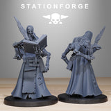 GrimCorp Mercenaries / Soldier / Mercs / Imperial / Infantry / Sci Fi / Space / Table Top / Station Forge / 3D Print / 4K Mini / Wargaming