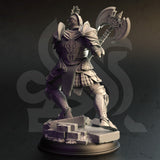 Brogvar / Human / Knight / Warrior / Paladin / Pathfinder / DnD / DM Stash / 3D Print / TableTop / 32mm / 75mm