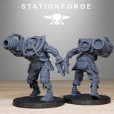 GrimCorp Mercenaries / Soldier / Mercs / Imperial / Infantry / Sci Fi / Space / Table Top / Station Forge / 3D Print / 4K Mini / Wargaming