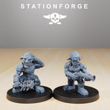 Orkaz Goblins / Goblins / Orkaz / Orc / Infantry / Sci Fi / Space / Table Top / Station Forge / 3D Print / 4K Mini / Wargaming