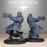 GrimCorp Mercenaries / Soldier / Mercs / Imperial / Infantry / Sci Fi / Space / Table Top / Station Forge / 3D Print / 4K Mini / Wargaming