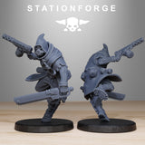GrimCorp Mercenaries / Soldier / Mercs / Imperial / Infantry / Sci Fi / Space / Table Top / Station Forge / 3D Print / 4K Mini / Wargaming
