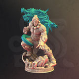 Draak / Orc / Monk / Fighter / Hero / DnD / GM Stash / 3D Print / 4K Mini / TableTop Miniature / 32mm / 75mm
