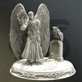Namneri  / God / Angel / Aasimar / Hero / DnD / Pathfinder / DM Stash / 3D Print / 4K Mini / TableTop Miniature / 32mm / 75mm