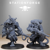 Grimguard Raticus / Rats / Robot / Melee / Mech / Infantry / Bot / Sci Fi / Space / Table Top / Station Forge / 3D Print/4K Mini/Wargaming