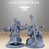 Forager Preachers / Priest / Scavenger / Necromancer / Infantry / Sci Fi / Space / Table Top / Station Forge / 3D Print / 4K Mini/ Wargaming