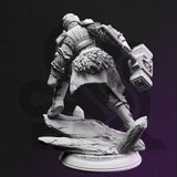 Yrinsel / Warrior / Paladin / Hero / DnD / GM Stash / 3D Print / 4K Mini / TableTop Miniature / 32mm / 75mm
