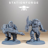Orkaz Berserkers / Orkaz / Orc / Infantry / Sci Fi / Space / Table Top / Station Forge / 3D Print / 4K Mini / Wargaming