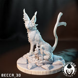 Espeon / Pokemon / Kaijumon / Evee / Psycic / Evolutions / DnD / Monster / Miniature / 3D Print / 4K Mini / TableTop Miniature