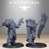 Corrupted Socratis Infantry / Chaos / Corrupted / Marine / Knight / Infantry / Space / Table Top / Station Forge / 3D Print / Wargaming