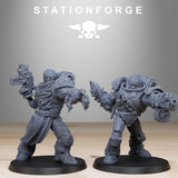 Corrupted Socratis Infantry / Chaos / Corrupted / Marine / Knight / Infantry / Space / Table Top / Station Forge / 3D Print / Wargaming