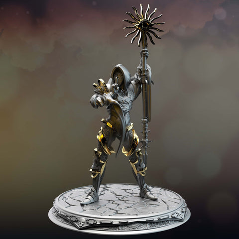 Seroca / Warlock / Mage / Aasimar / Hero / DnD / Pathfinder / DM Stash / 3D Print / 4K Mini / TableTop Miniature / 32mm / 75mm