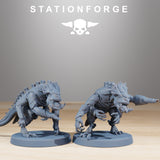 Xenarid Infantry / Bug / Infantry / Nids / Alien / Brood / Swarm / Sci Fi / Space / Table Top / Station Forge / 3D Print / 4K Mini/Wargaming