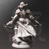 Valter Brookes / Hunter / Helsing / Human / Van / Pathfinder / DnD / DM Stash / 3D Print / 4K Mini / TableTop Miniature / 32mm / 75mm