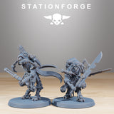 Scavenger Runners / Runners / Cyborg / Scavenger / Melee / Robot / Sci Fi / Space / Table Top / Station Forge / 3D Print / 4K Mini/Wargaming