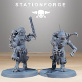 Scavenger Runners / Runners / Cyborg / Scavenger / Melee / Robot / Sci Fi / Space / Table Top / Station Forge / 3D Print / 4K Mini/Wargaming