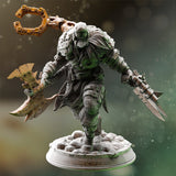 Eyrik / Battle Engineer / fighter  / Wasteland / Hero / DnD / Pathfinder / DM Stash / 3D Print / 4K Mini / TableTop Miniature / 32mm / 75mm