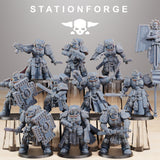 Socratis Guardsmen / Commando / Marine / Knight / Infantry / Sci Fi / Space / Table Top / Station Forge / 3D Print /4K Mini/Wargaming