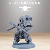 Socratis Guardsmen / Commando / Marine / Knight / Infantry / Sci Fi / Space / Table Top / Station Forge / 3D Print /4K Mini/Wargaming