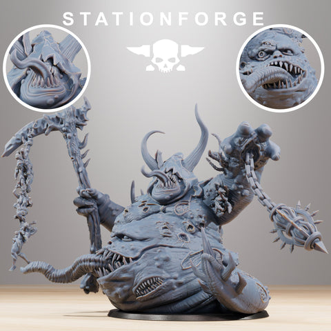 Corrupted Guard Sporeus / Chaos / Corrupted / Boss / Gig guy / Sci Fi / Space / Table Top / Station Forge / 3D Print / 4K Mini / Wargaming