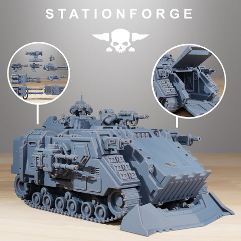 Dominator Tank / Tank / Carrier / Mech / Imperial / Sci Fi / Space / Table Top / Station Forge / 3D Print / 4K Mini / Wargaming / RPG