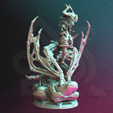 Skildanir / Bone Dragon / wyvern / Dracolich / DnD / Pathfinder / DM Stash / 3D Print / 4K Mini / TableTop Miniature / 32mm