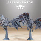 Pythonicus Flyers / Pythonicus / Scavenger / Flying / Infantry / Sci Fi / Space / Table Top / Station Forge / 3D Print / 4K Mini / Wargaming