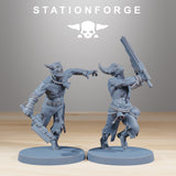 Corrupted Guard Walkers / Chaos / Corrupted / Imperial / Infantry / Sci Fi / Space / Table Top / Station Forge / 3D Print / Wargaming