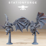 Pythonicus Flyers / Pythonicus / Scavenger / Flying / Infantry / Sci Fi / Space / Table Top / Station Forge / 3D Print / 4K Mini / Wargaming
