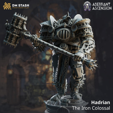 Hadrian - The Iron Colossal / Gladiator / Colossus / Human / Warrior / Golum / Giant / DnD / DM Stash / 3D Print / TableTop / 32mm / 75mm