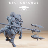 GrimGuard Pony Cavalry / Cavalry / Imperial / Mounted / Halfling / Sci Fi / Space / Table Top / Station Forge / 3D Print / 4K Mini/Wargaming