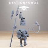 GrimGuard Pony Cavalry / Cavalry / Imperial / Mounted / Halfling / Sci Fi / Space / Table Top / Station Forge / 3D Print / 4K Mini/Wargaming