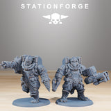 Scavenger Frontliners Heavy Support / Mech / Heavy / Infantry / Sci Fi / Space / Table Top / Station Forge / 3D Print / 4K Mini / Wargaming