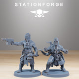 Corrupted Guard Sectarians / Chaos / Corrupted / Infantry / Sci Fi / Space / Table Top / Station Forge / 3D Print / 4K Mini / Wargaming