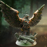 Rolyn / BIG /  Guardian Spirit / Eagle / Magic / Hero / DnD / Pathfinder / DM Stash / 3D Print / 4K Mini / TableTop Miniature / 32mm / 75mm