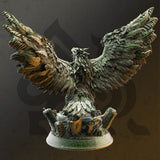 Rolyn / BIG /  Guardian Spirit / Eagle / Magic / Hero / DnD / Pathfinder / DM Stash / 3D Print / 4K Mini / TableTop Miniature / 32mm / 75mm