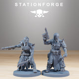 Corrupted Guard Sectarians / Chaos / Corrupted / Infantry / Sci Fi / Space / Table Top / Station Forge / 3D Print / 4K Mini / Wargaming