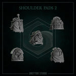 Shoulder Pads 1 - 9 / Shoulders / Imperial / Marine / Pilgrim / Kitbash / Angels / Sci Fi / Space / GreyTide Studio / 3D Print / Wargaming