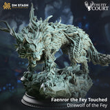 Faenror / Fey / Monster / Direwolf / Wolf / Fairy / Creature / Beast / Magic / DnD / DM Stash / 3D Print / TableTop / 32mm / 75mm