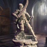 Scarlett - Shadowfoot / Elf / Rogue / Warrior / Fighter / Pathfinder / DnD / DM Stash / 3D Print / TableTop / 32mm / 75mm