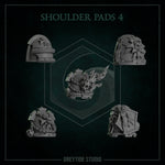 Shoulder Pads 1 - 9 / Shoulders / Imperial / Marine / Pilgrim / Kitbash / Angels / Sci Fi / Space / GreyTide Studio / 3D Print / Wargaming