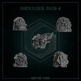 Shoulder Pads 1 - 9 / Shoulders / Imperial / Marine / Pilgrim / Kitbash / Angels / Sci Fi / Space / GreyTide Studio / 3D Print / Wargaming