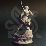 Scarlett - Shadowfoot / Elf / Rogue / Warrior / Fighter / Pathfinder / DnD / DM Stash / 3D Print / TableTop / 32mm / 75mm