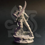 Scarlett - Shadowfoot / Elf / Rogue / Warrior / Fighter / Pathfinder / DnD / DM Stash / 3D Print / TableTop / 32mm / 75mm