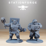 Grimguard Mutants / Soldier / Mutant / Imperial / Infantry / Sci Fi / Space / Table Top / Station Forge / 3D Print / 4K Mini / Wargaming