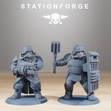 Grimguard Mutants / Soldier / Mutant / Imperial / Infantry / Sci Fi / Space / Table Top / Station Forge / 3D Print / 4K Mini / Wargaming