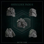 Shoulder Pads 1 - 9 / Shoulders / Imperial / Marine / Pilgrim / Kitbash / Angels / Sci Fi / Space / GreyTide Studio / 3D Print / Wargaming