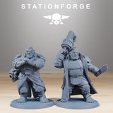 Grimguard Mutants / Soldier / Mutant / Imperial / Infantry / Sci Fi / Space / Table Top / Station Forge / 3D Print / 4K Mini / Wargaming