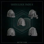 Shoulder Pads 1 - 9 / Shoulders / Imperial / Marine / Pilgrim / Kitbash / Angels / Sci Fi / Space / GreyTide Studio / 3D Print / Wargaming