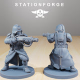 GrimGuard Command Force / Guard / Imperial / Infantry / Sci Fi / Space / Table Top / Station Forge / 3D Print / 4K Mini / Wargaming / RPG